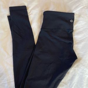 Lululemon Black Wunder Under Train High Rise Tight 28”